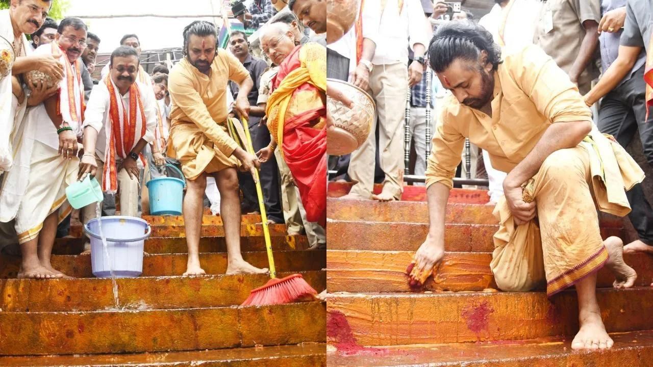 Andhra Pradesh के डिप्टी सीएम पवन कल्याण ने मंदिर में की शुद्धिकरण पूजा, कहा- मैं सनातन धर्म का दृढ़ अनुयायी हूं