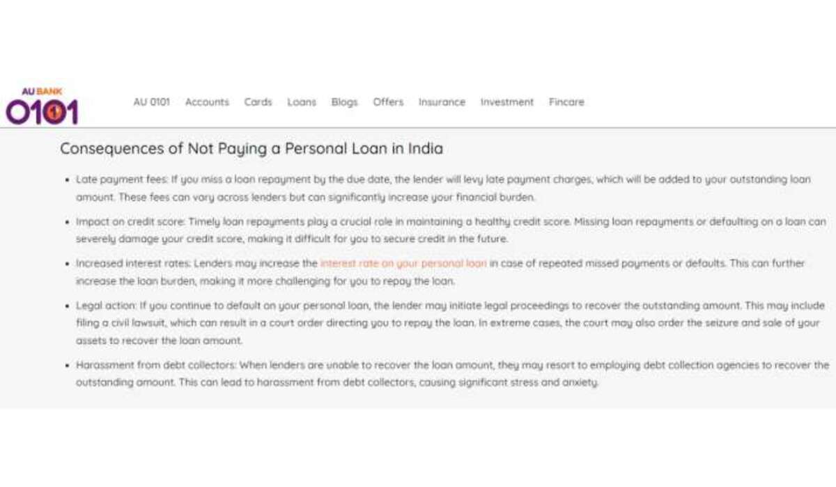 Personal Loan न चुकाने पर क्या होगा? बैंक कैसे कर सकता है रिकवरी